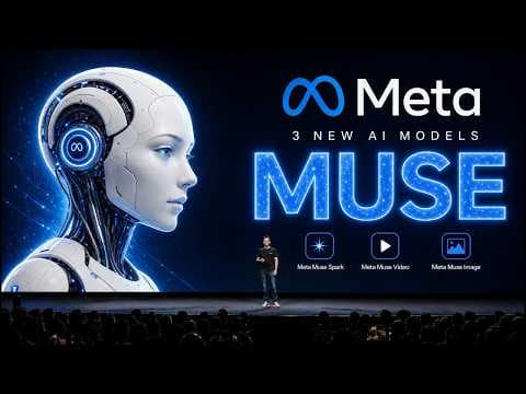 Meta Just Stunned The AI Industry Meta Muse Spark, Meta Muse Image, Meta Muse Video)