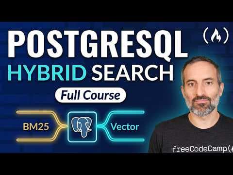 PostgreSQL гибридті іздеу курсы – Кілт сөз (BM25) + Векторлық іздеу