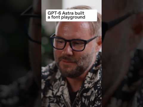 GPT-6 Astra построила игровую площадку для шрифтов