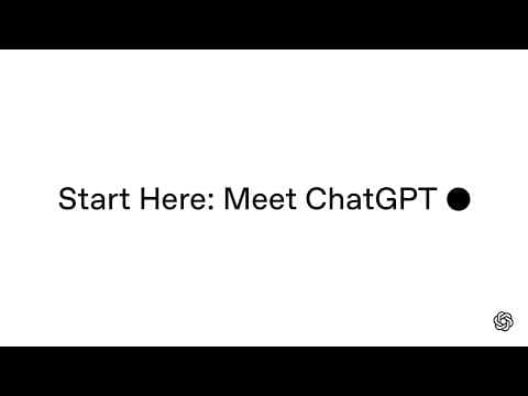 Встречайте ChatGPT: задайте свой первый вопрос | Академия OpenAI