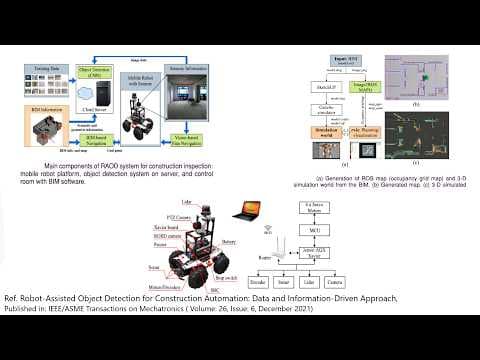 Construction work Progress Monitoring with autnomous Robot - NTU