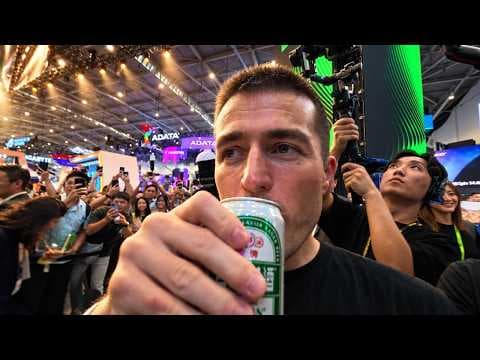 Lex Fridman drinking Taiwanese beer with Jensen Huang (in Taiwan)
