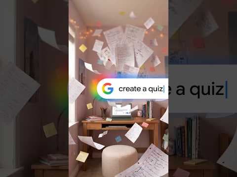 Turn notes into quizzes with Google Search 📝