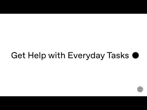 Используйте ChatGPT для организации повседневных задач | Академия OpenAI