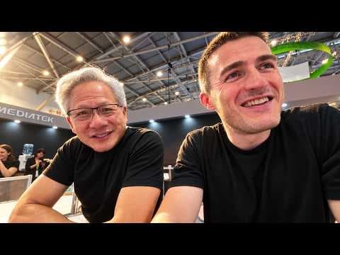 Jensen Huang shows Lex Fridman around Taiwan (Highlight)