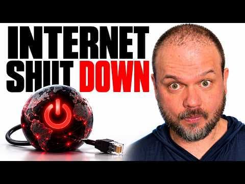 we might have to SHUT DOWN the internet...