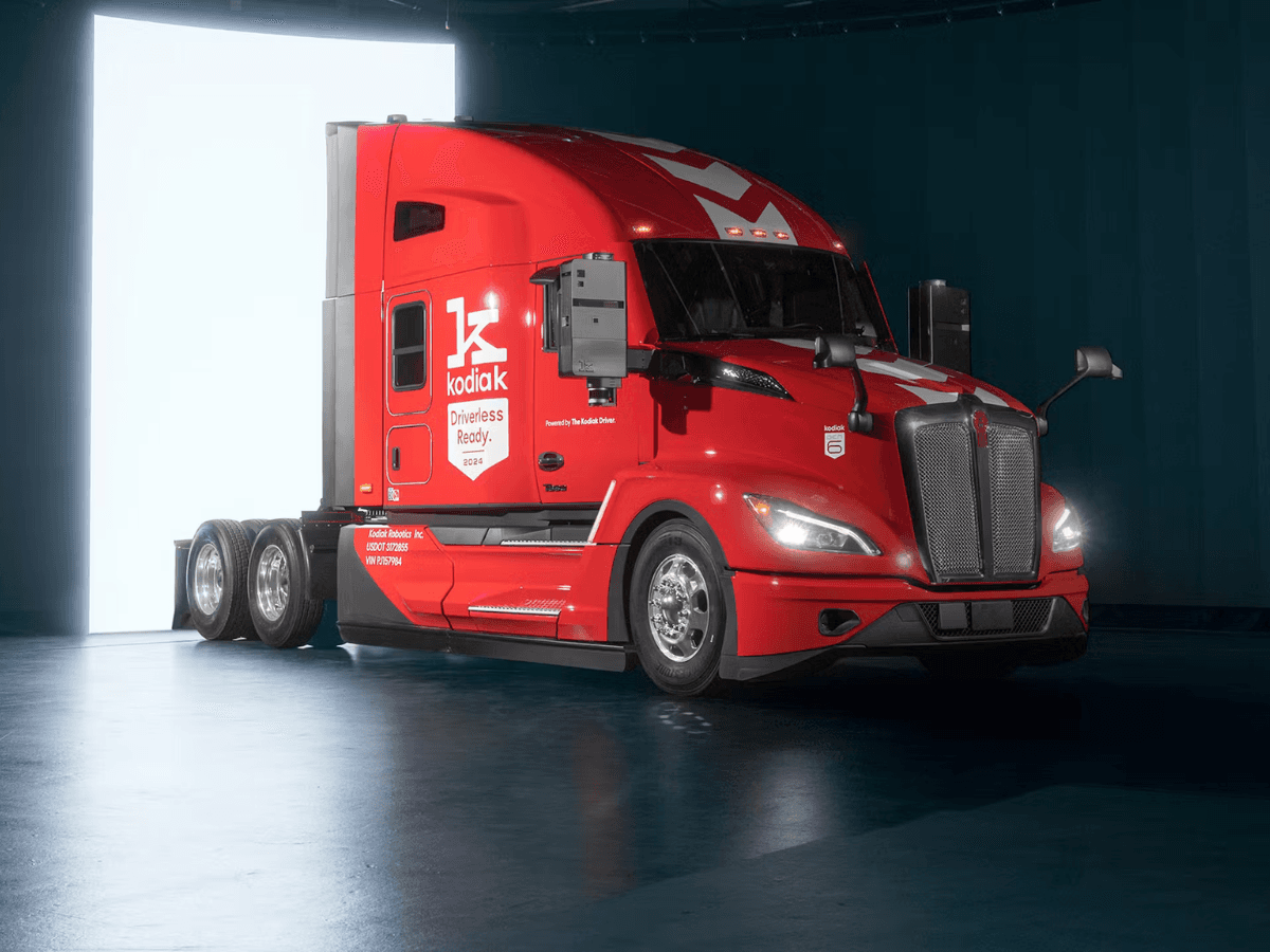Автономды Kodiak жүк көліктері Техас жолдарына 2026 жылдың соңында шығады